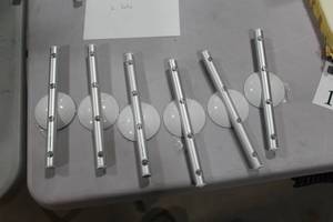 lot 1521 image: Lot of (6) Sylvania Light Flute Accent Lights