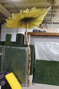 lot 1487 image: Dr. Suess Style Faux Tree 44385Dx10H