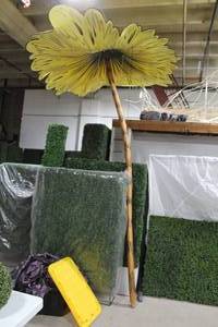 lot 1488 image: Dr. Suess Style Faux Tree 44385Dx10H