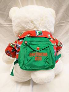 1993 SANTABEAR w Backpack & Passport