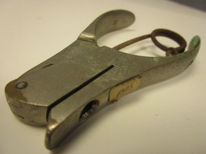 lot 506 image: VINTAGE RAILROAD CONDUCTOR TICKET PUNCH, RAND-MCNALLY
