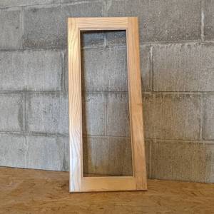 (11) Solid Hickory Cabinet Door Frames - 28 x 12