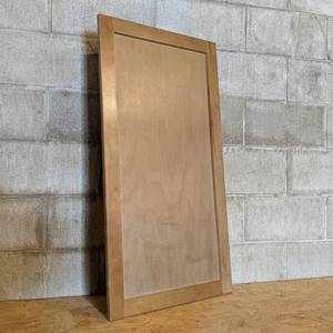 (7) Solid Maple Stained Cabinet Doors - 40 x 21