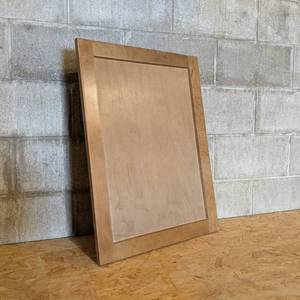 (6) Solid Maple Stained Cabinet Doors - 28 x 21