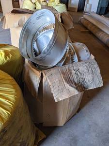 (9) 18 Air Duct Start Collars - Galvanized