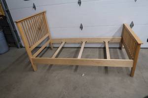 WOODEN BED FRAME