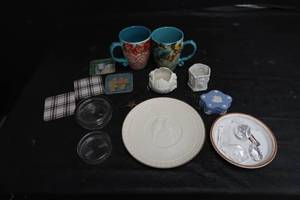 CUPS CANDLES PLATES AND MORE
