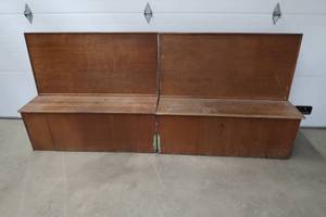 WOODEN BENCH SEATS