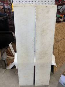 lot 2 image: 2ea Poly Food Prep Cutting Boards 12 x 60