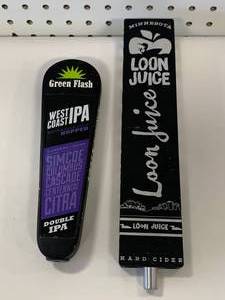 lot 10 image: LotOfTwo Beer  Cider Tap Handles