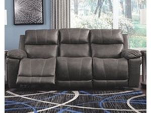 Signature Design by Ashley, Erlangen Power Reclining Sofa with Adjustable Headrest-3000415 - BRAND NEW - NO RESERVE