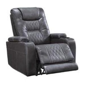 Signature Design by Ashley, Composer Power Recliner Adjustable Headrest Gray-2150613 - BRAND NEW - NO RESERVE