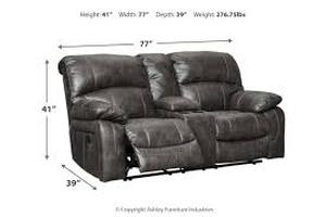 Signature Design by Ashley,  Dunwell Power Reclining Loveseat with Console-5160118- BRAND NEW - NO RESERVE