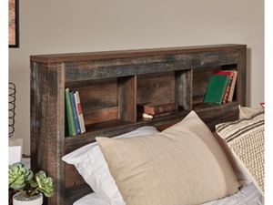 Signature Design by Ashley, Drystan Queen Bookcase Panel Bed, APK-B211-QPB - BRAND NEW - NO RESERVE