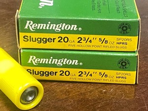 (2) Boxes Of (5) Remington Slugger ...