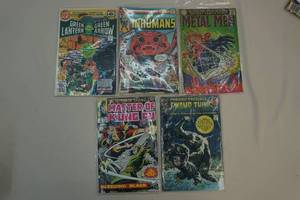 lot 77 image: DC Swamp Thing, Kung Fu, Metal Men, InHumans, Green Lantern Comics