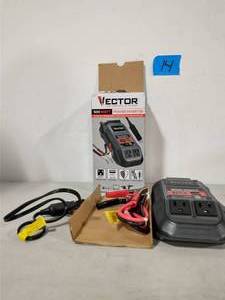 VECTOR 500-Watt Portable Car Power Inverter with Dual USB Ports