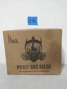 PARCEL DESTRIBUTION Full Face Organic Vapor Respirator and Gas Mask with 2 Bayonet Style P-A-3 Replacement Filters