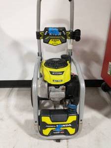 RYOBI 3300 PSI 2.3 GPM Cold Water Gas Pressure Washer with Honda GCV190 Idle Down
