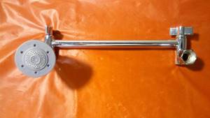 Chrome Shower Arm 9 Extension with Masco Shower Head