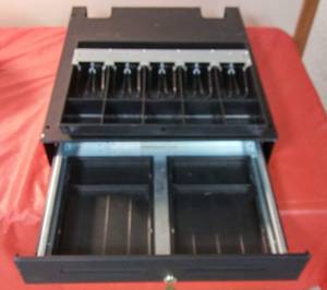Locking APG Metal Cash Drawer with Removeable Drawer