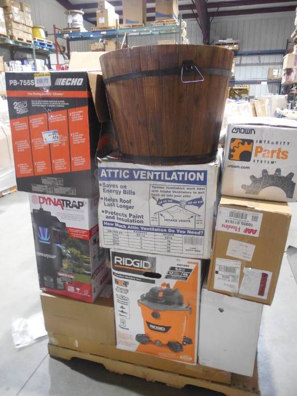 WHOLESALE PALLET LOT OF GENERAL MERCHANDISE
