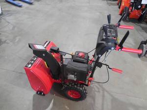 24 in. 212 cc Two-Stage Gas Snow Blower with Electric Start by PowerSmart