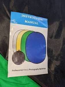 lot 64 image: Professional 4-in-1 Photography Backdrop Set
