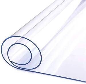 lot 79 image: Colilove Clear PVC Table CoverDesk Protector