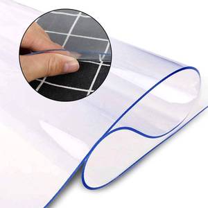lot 52 image: OstepDecor Upgraded Version 1.5mm Thick Clear Table Cover Protector