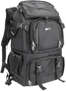 lot 75 image: Evecase Extra Large Professional DSLR Camera  Laptop Travel Backpack