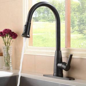 lot 31 image: Hotis Pull Down Single Handle Kitchen Faucet