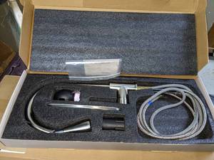 lot 17 image: Hoimpro Commercial High Arc Brushed Nickel Kitchen Faucet