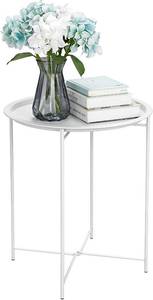 lot 147 image: Finnhomy Metal Tray Side Table