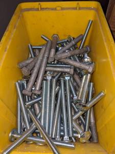 lot 153 image: Lot of Hillman Hardware - Bolts, Washers, Nuts, Etc.