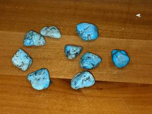 lot 171 image: 9 Turquoise Stones