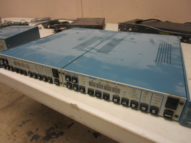 TIME-LINE LYNX TIME CODE MODULES, KEYBOARD UNIT POWER SUPPLY,  MASTER SYNC GENERATOR, OPCODES 3