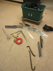MASONRY TOOLS, FRAMING SQUARES, MORE