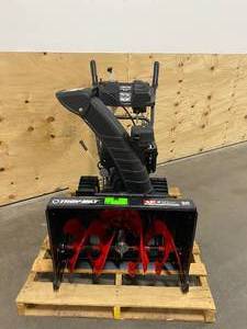 lot 9 image: TROY-BILT 26 in. 208 cc Two-Stage Gas Snow Blower with Electric Start and Track Drive and Electronic 4-Way Chute Control