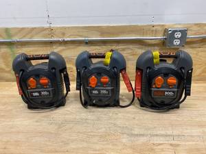 lot 22 image: BLACKDECKER Lot of 3-  700 Amp Portable Jump Starter