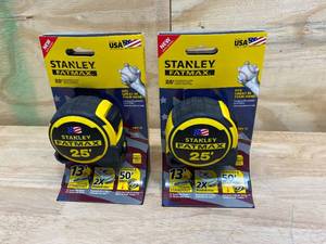 lot 28 image: STANLEY Lot of 2-  FATMAX 25 ft. Tape Measures