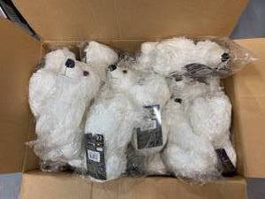 lot 74 image: GAME OF THRONES Lot of 46-  Direwolf Cub Ghost Plush