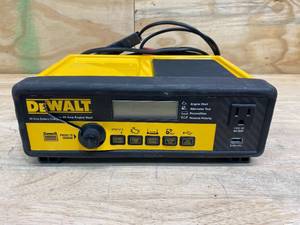 lot 79 image: DEWALT 30 Amp Automotive Portable Car Battery Charger with 80 Amp Engine Start and Alternator Check (non-working)