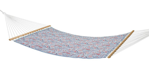 lot 117 image: 13 ft. Quilted Polyester Hammock in Paisley