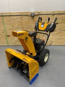 lot 120 image: CUB CADET 2X 26 in. 243 cc Two-Stage Gas Snow Blower with Electric Start, Power Steering and Steel Chute
