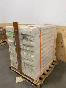 lot 4 image: HOME LEGEND Lot of 30 Cases of-  High Gloss Oak Gunstock 12 in. T x 4-34 in. W x 47-14 in. Length Engineered Hardwood Flooring (24.94 sq. ft.  case)