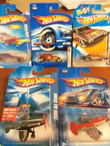 Lot of 5 Hot Wheels Collectors Val...