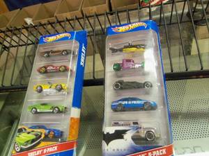 Lot of 2 Hot Wheels 5 Packs Batman...