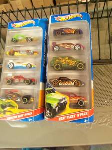 Lot of 2 Hot Wheels 5 Packs Heat F...