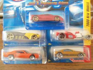 Lot of 5 Hot Wheels Cars Collector...